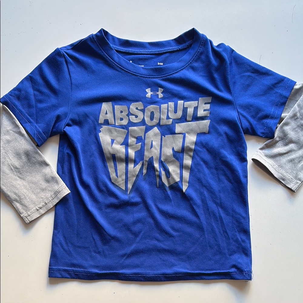 Under Armour Kids Blue 'Absolute Beast' Shirt